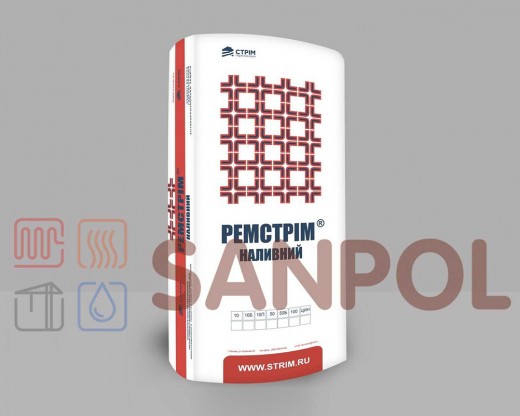 Ремонтная смесь наливного типа (толщина слоя 50-100 мм) "Ремстрим-50"